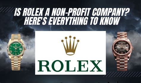 is rolex a non profitable company